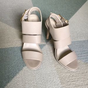 Calvin Klein Strappy Nude Heels
